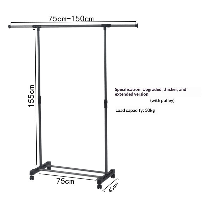 Foldable clothes drying rack