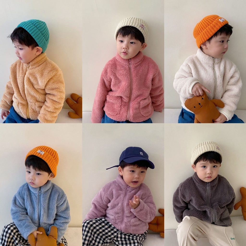 Kids' Sherpa Fleece Zip Jacket