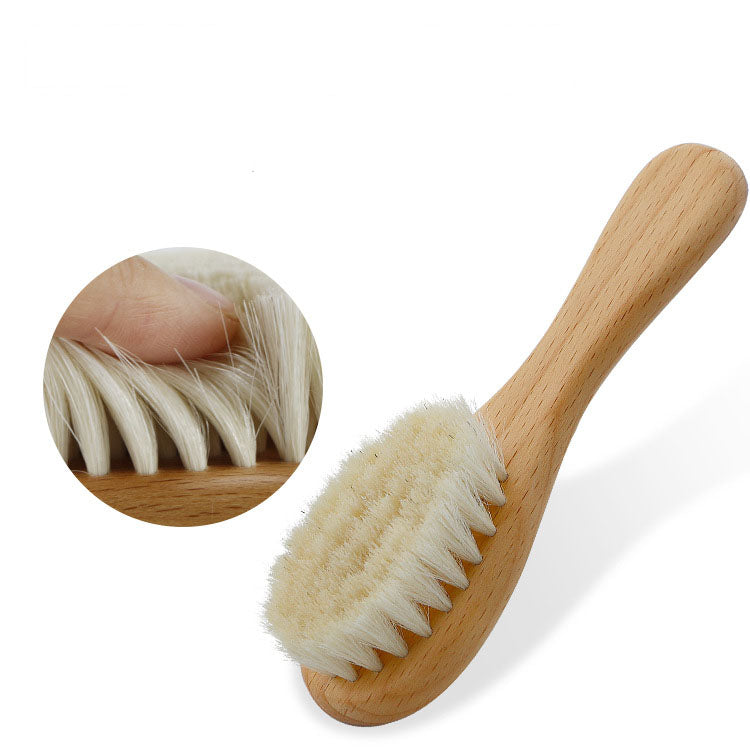 Wooden Baby Brush and Comb Set 4
