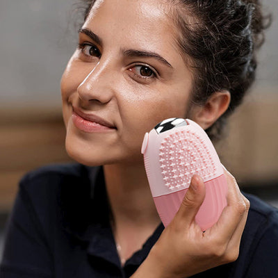 Lavender silicone ice face roller mold for facial cooling massage