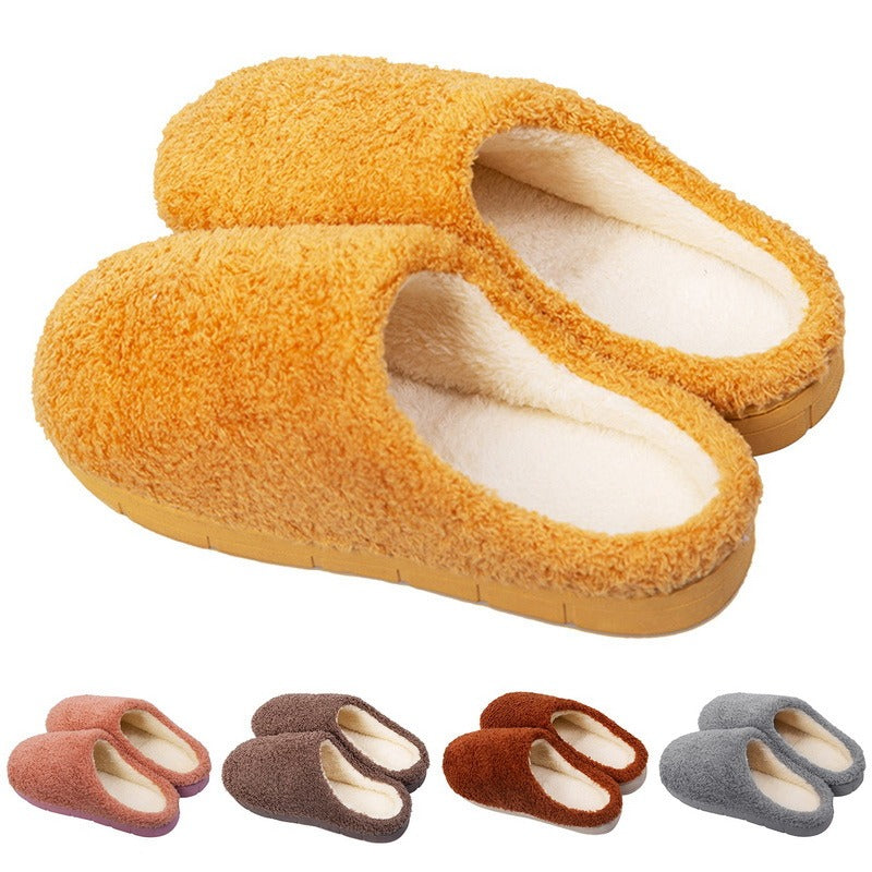 Women's fuzzy winter slide slippers – view 1