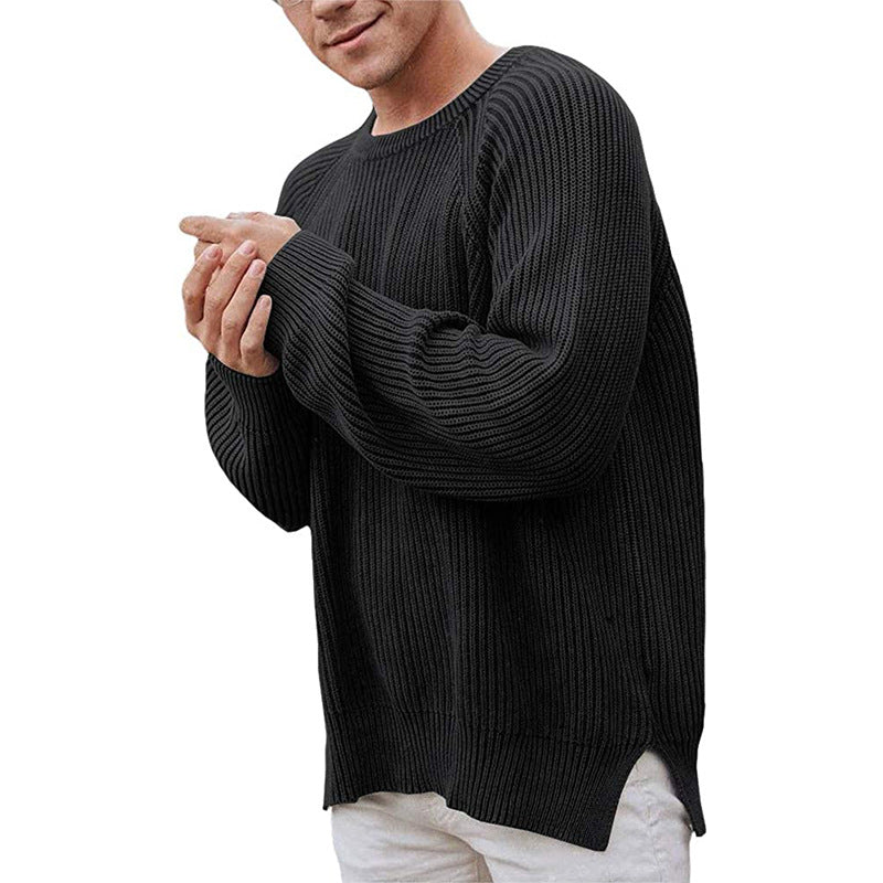 Men's Ribbed Crew Neck Pullover Sweater – view 5