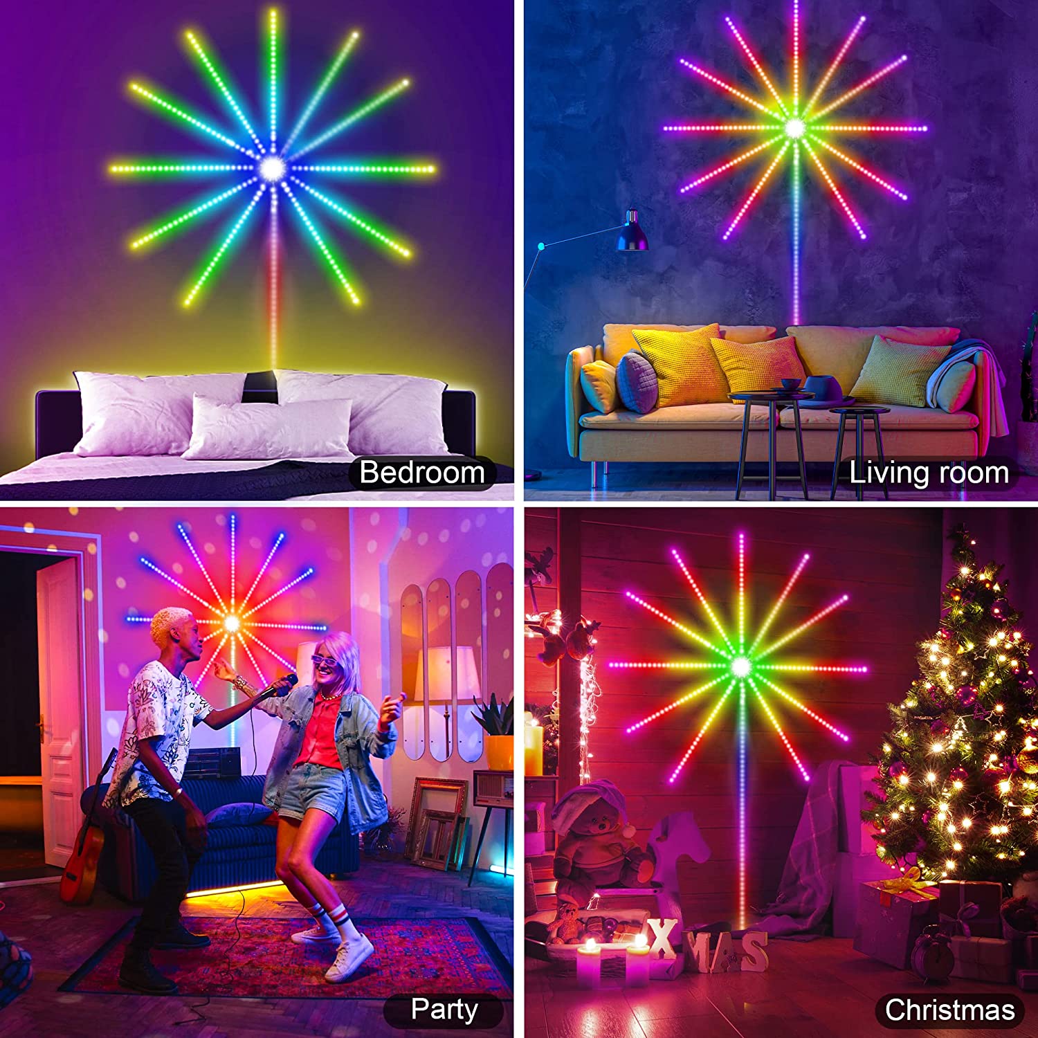 Firework LED Room Light detail
