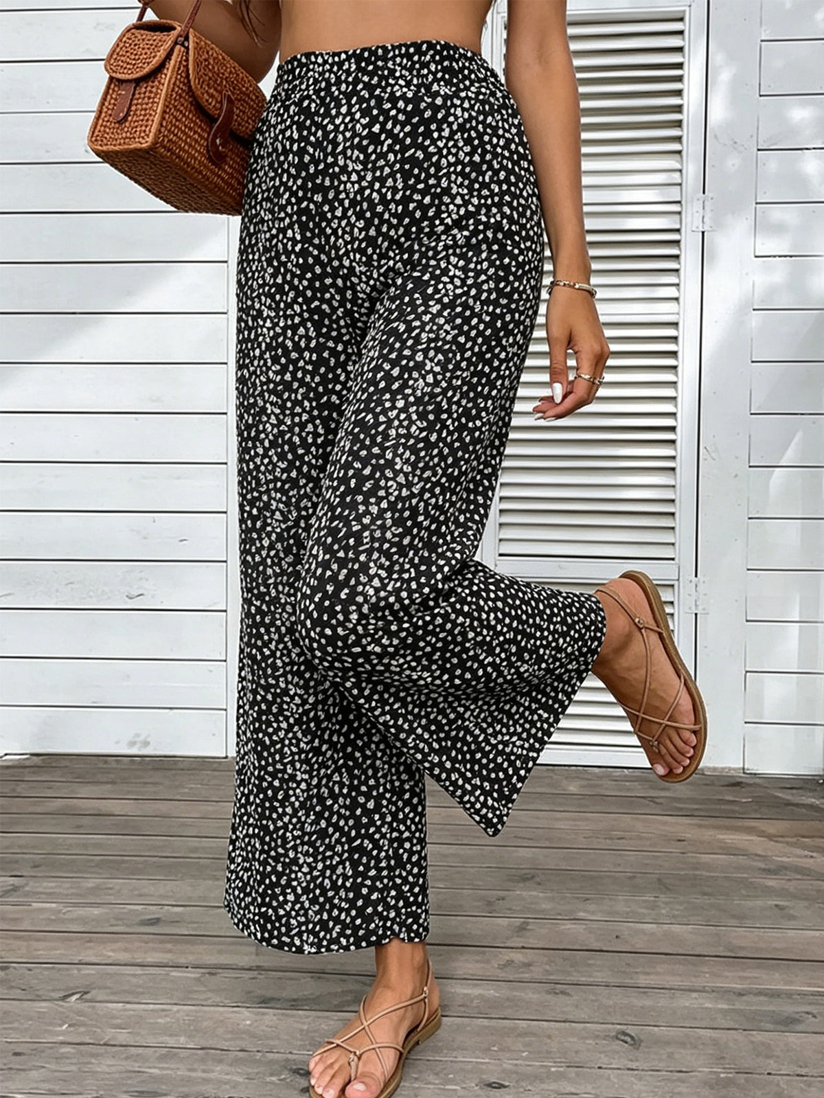 Women High-Waist Wide Leg Lounge Pants