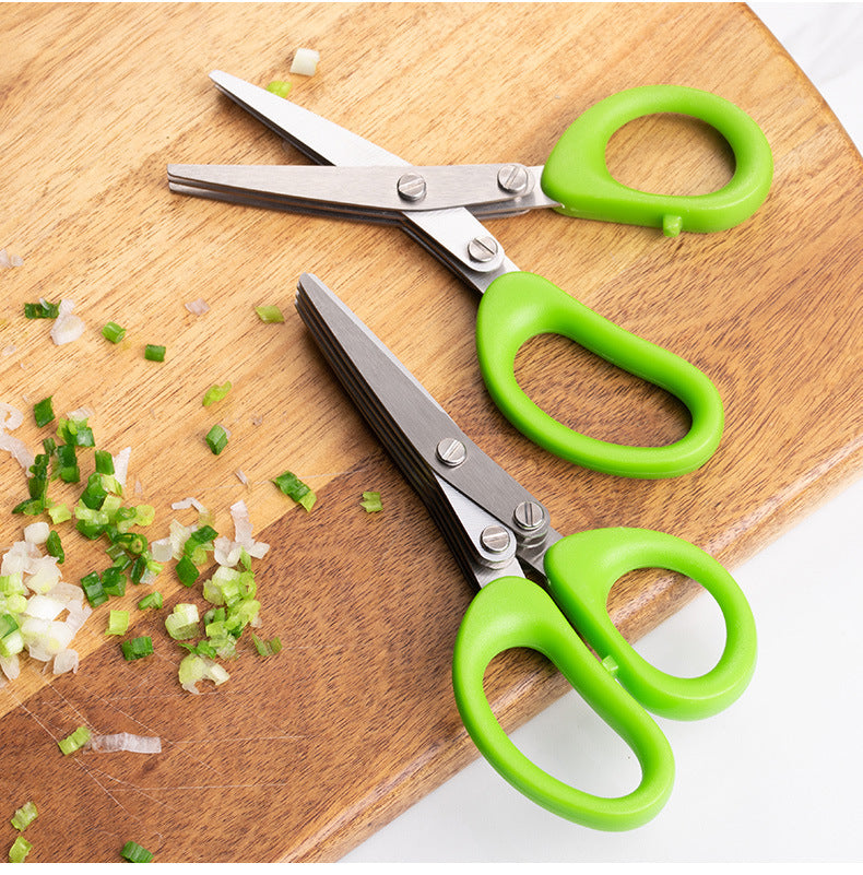 Multi-Blade Herb and Green Onion Scissors 8