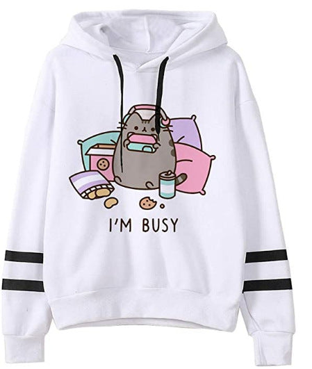 Loose Fleece Pullover Hoodie view 3