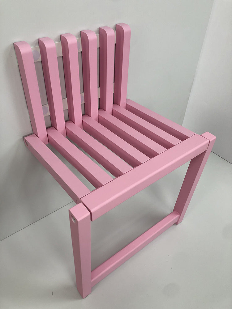 Wall-mounted folding stool