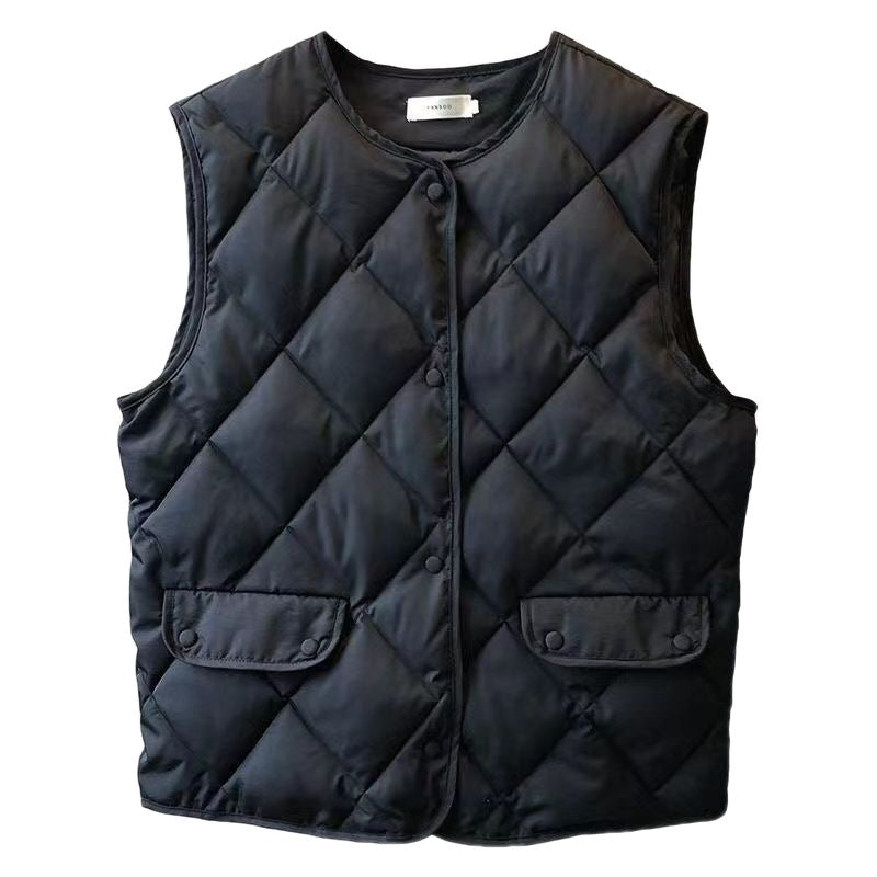 Women's Quilted Puffer Vest - view 7