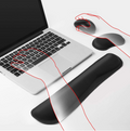 Black memory foam wrist rest – view 1