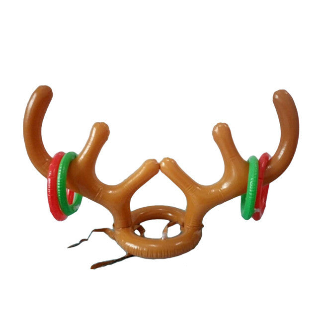 Inflatable Reindeer Antler Ring Toss 2