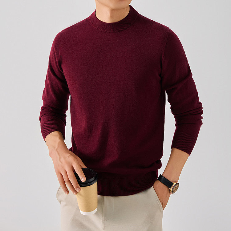 Men's Soft Knit Crew Neck Sweater - view 5