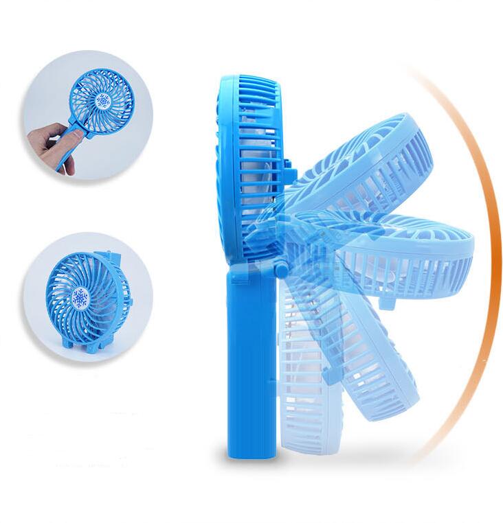 Foldable USB rechargeable handheld fan – view 4