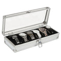 Silver jewelry storage box – view 1