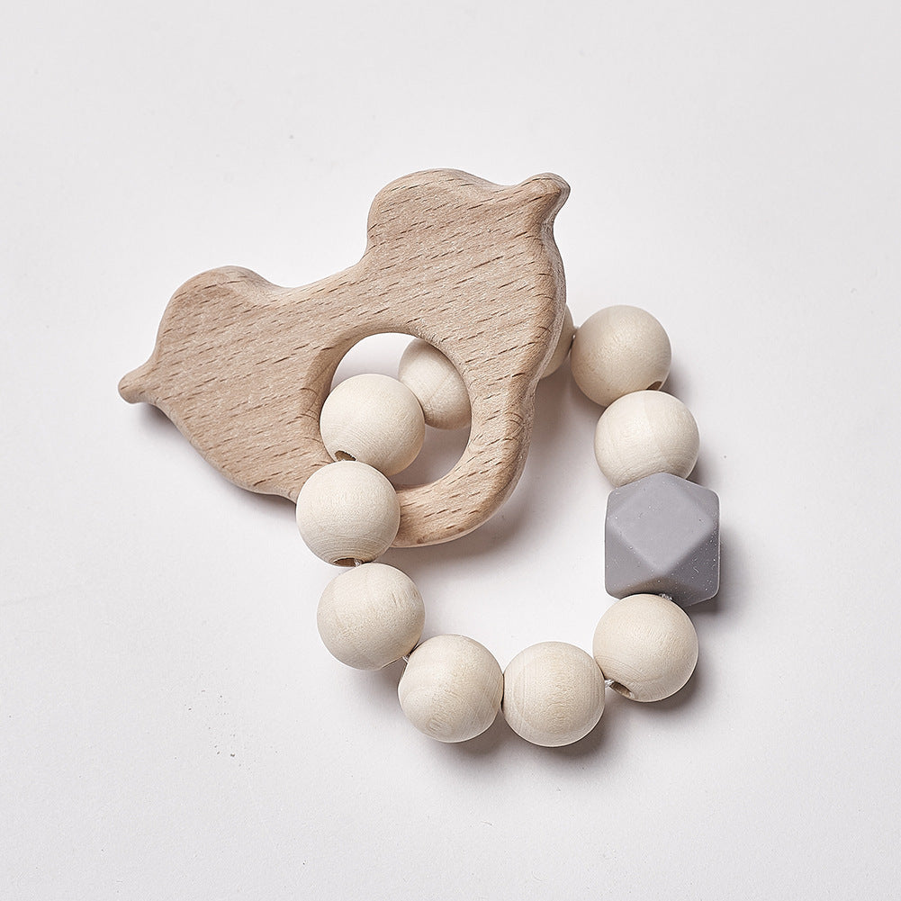 Wooden Bead Teether Rattle 5