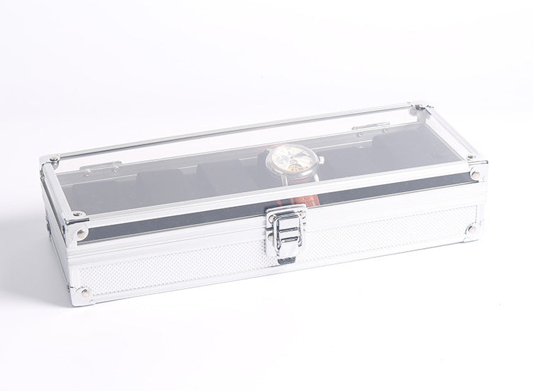 Silver jewelry storage box – view 4