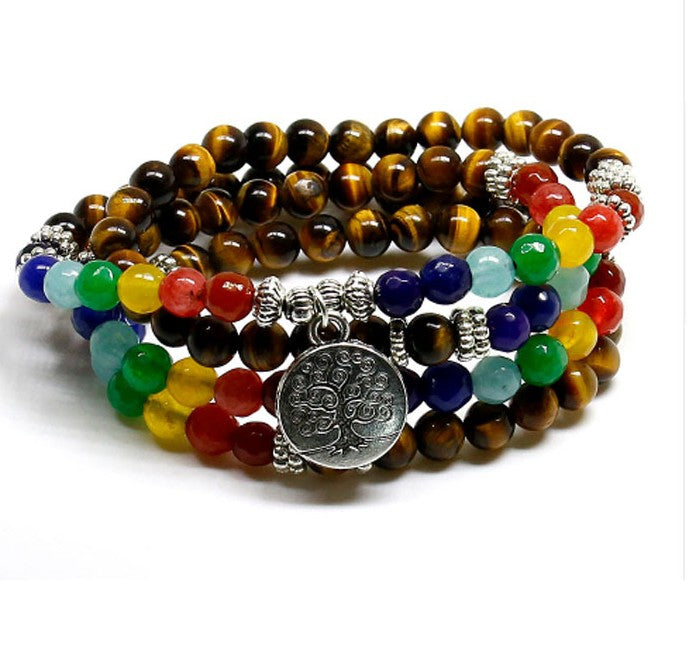 Chakra Mala Wrap Bracelet view 3