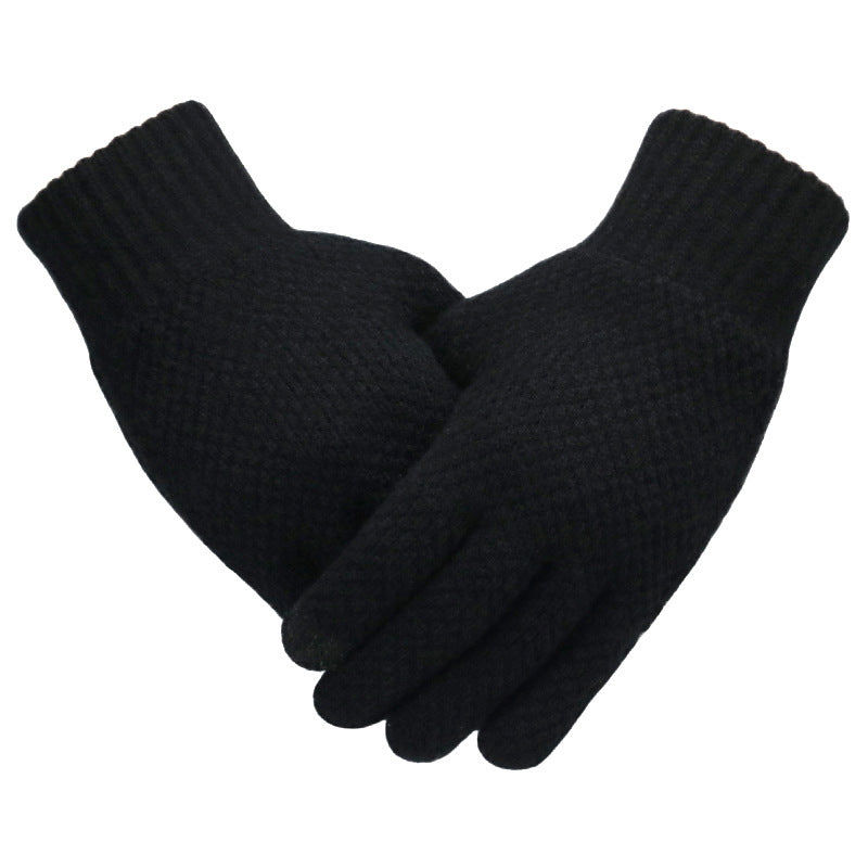 Men's Warm Knit Winter Gloves - view 4