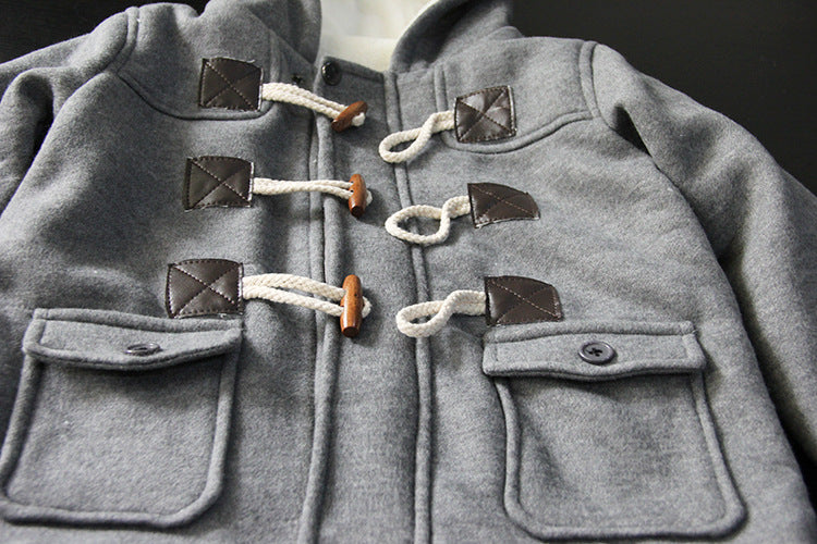 Boys' Toggle Hooded Coat – view 3
