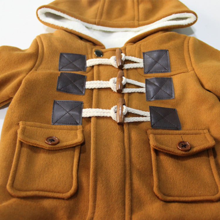 Boys' Toggle Hooded Coat – view 2