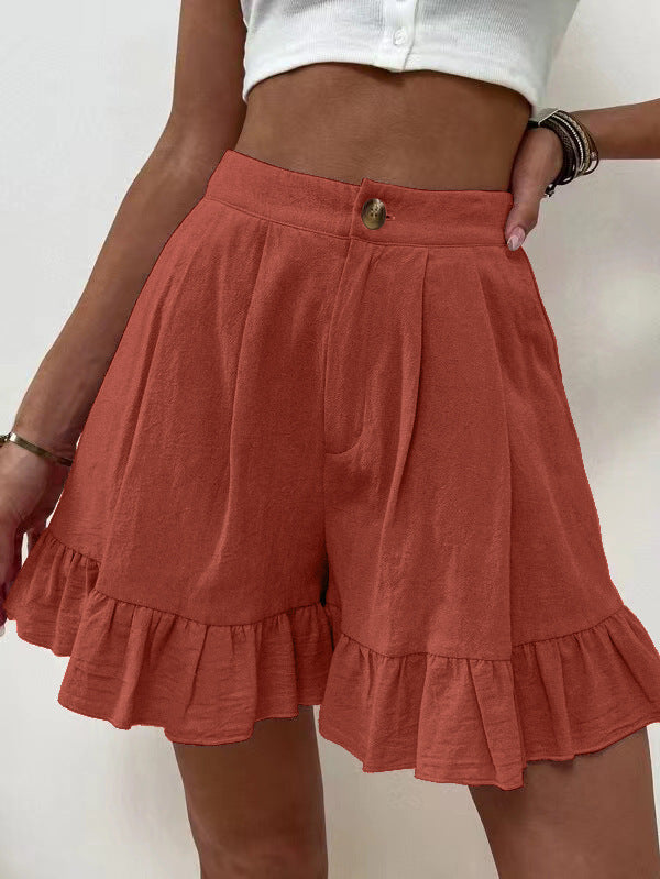 High-Waist Relaxed Shorts view 2