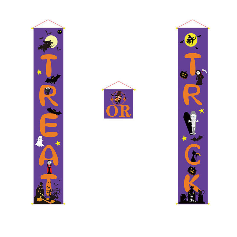 Trick or Treat Door Hanging Sign Set – view 4