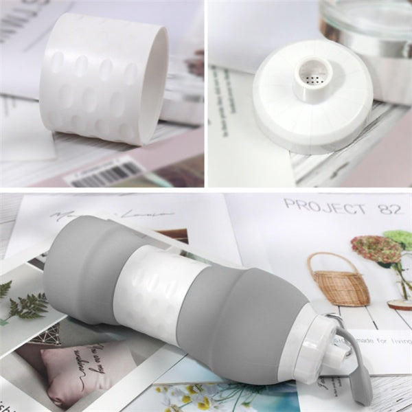 Collapsible Silicone Water Bottle view 4