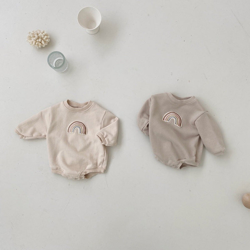 Baby Rainbow Long Sleeve Romper – view 1