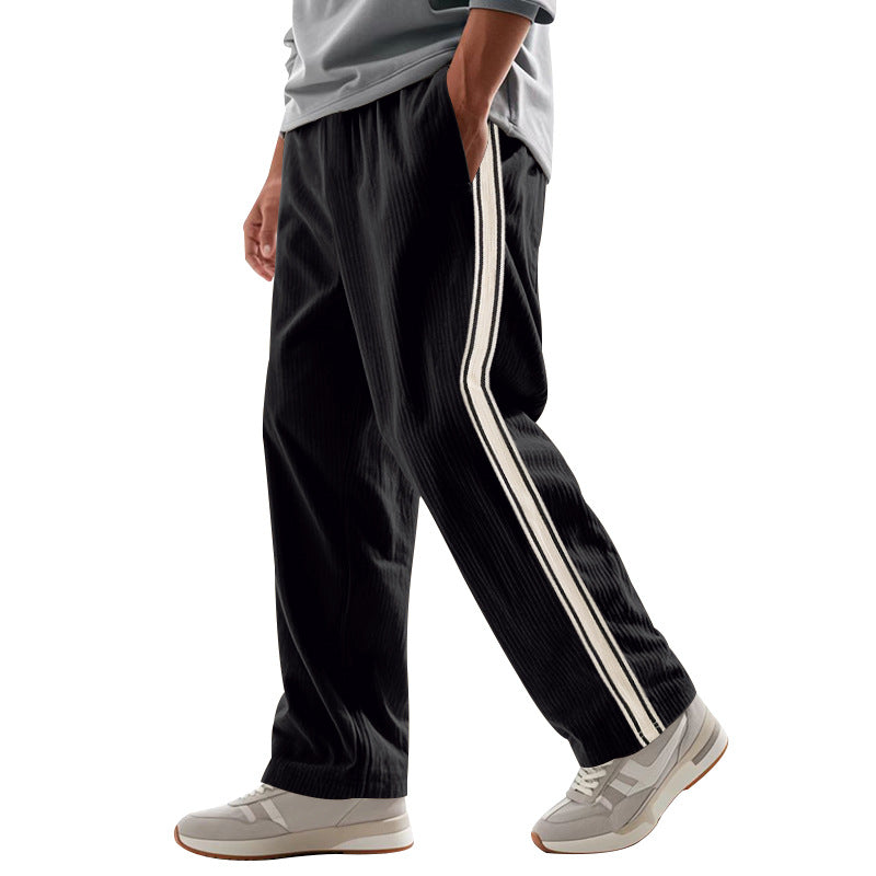 Men's Striped Corduroy Track Pants - view 5
