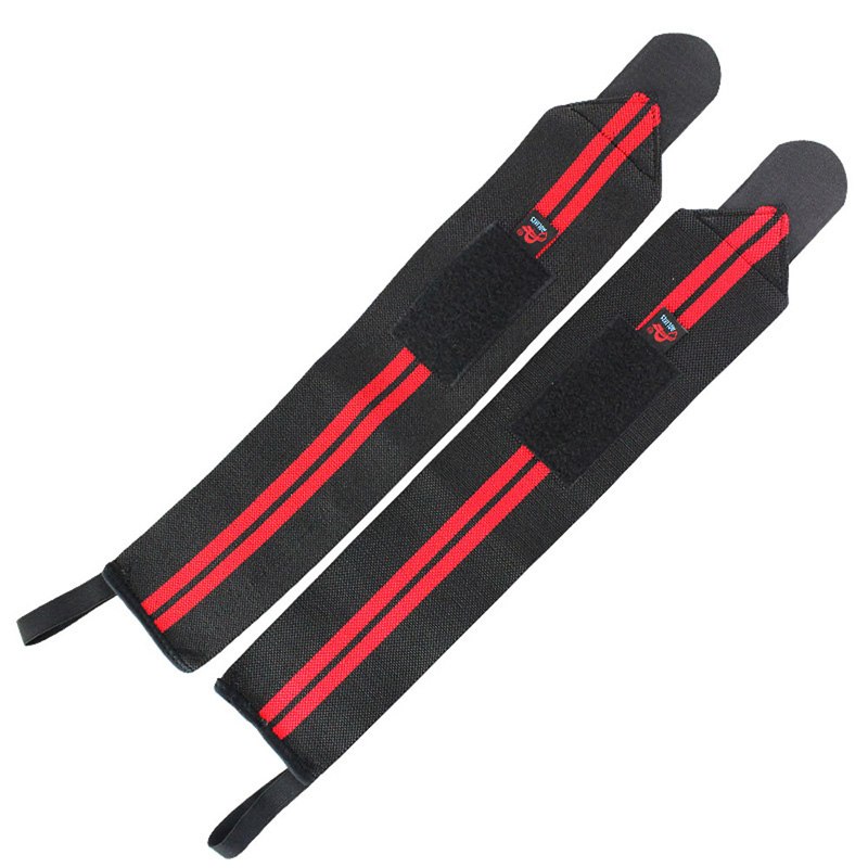 Power wrist wraps for weightlifting