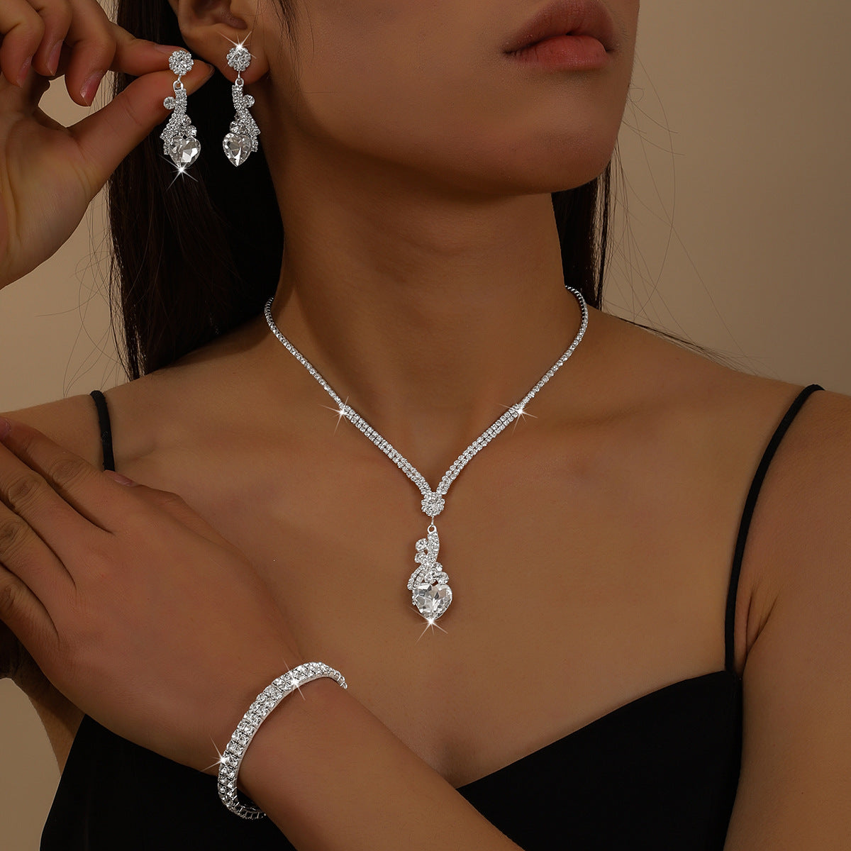 Emerald CZ tennis bracelet