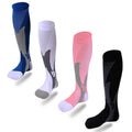 Black graduated compression socks unisex L/XL pair