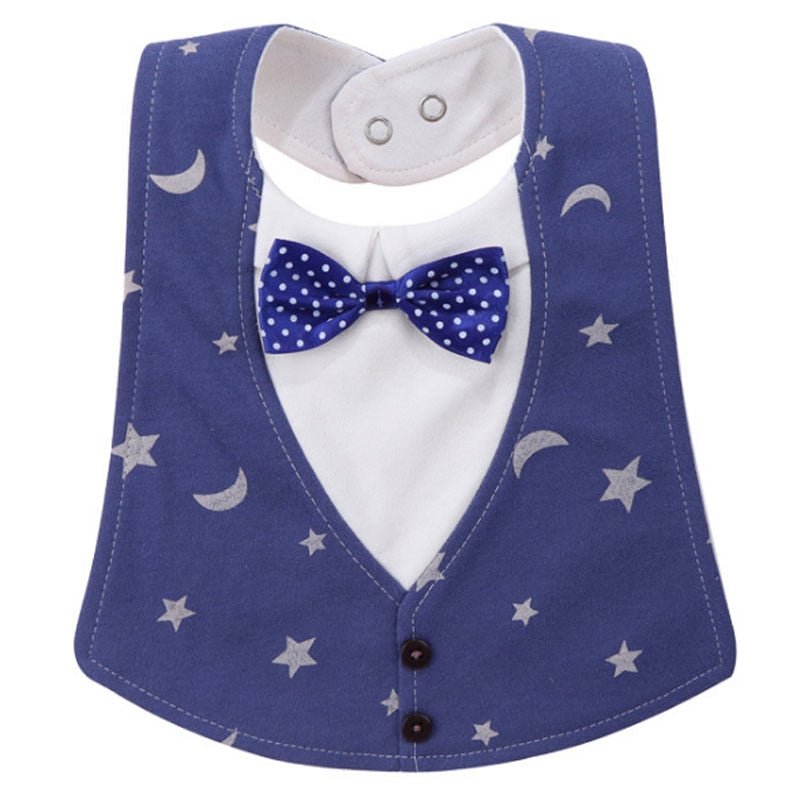 Bow Tie Waterproof Baby Bib 3