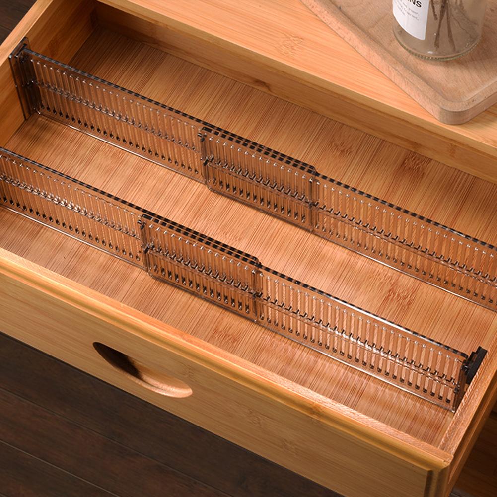 Black plastic drawer divider strip – view 1