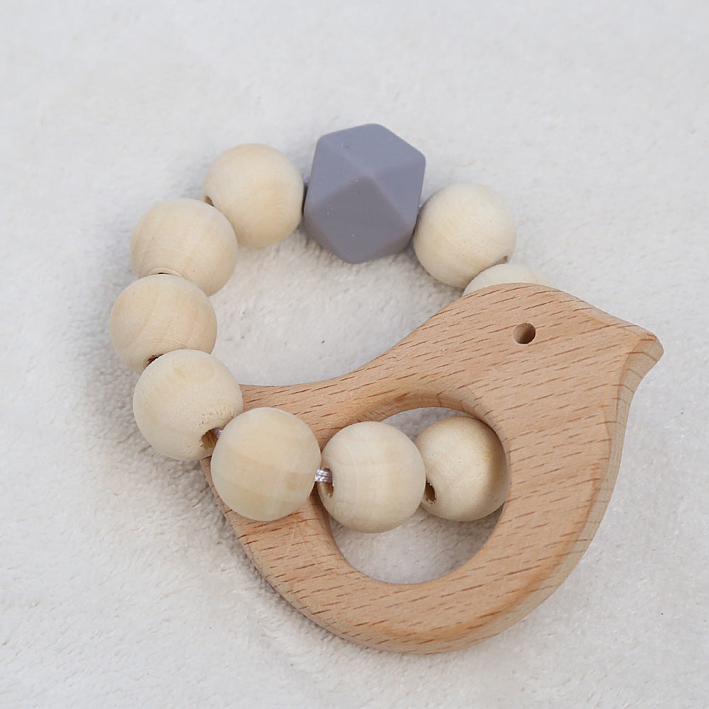 Wooden Bead Teether Rattle 3