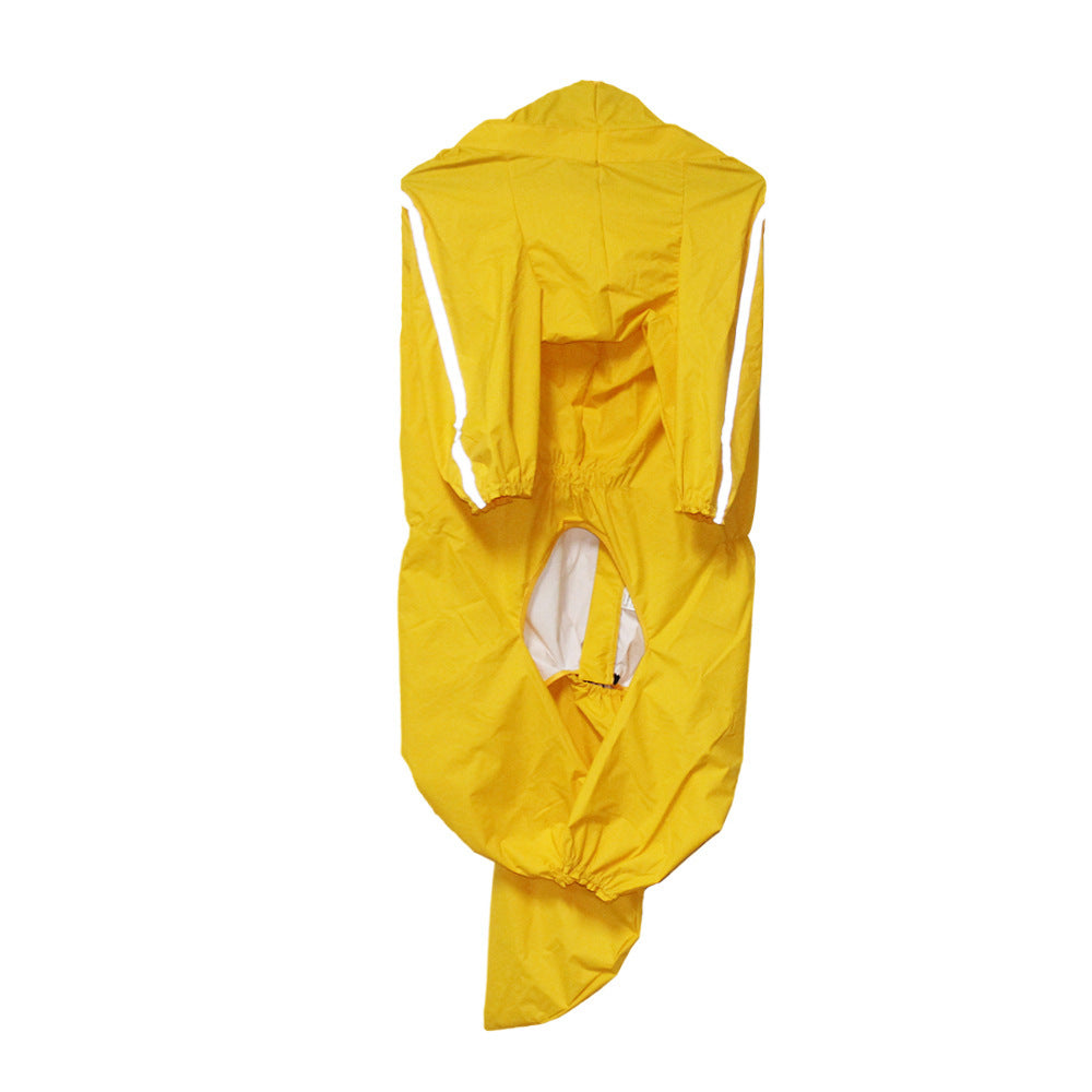 Full-Body Dog Raincoat with Tail Cover - view 5