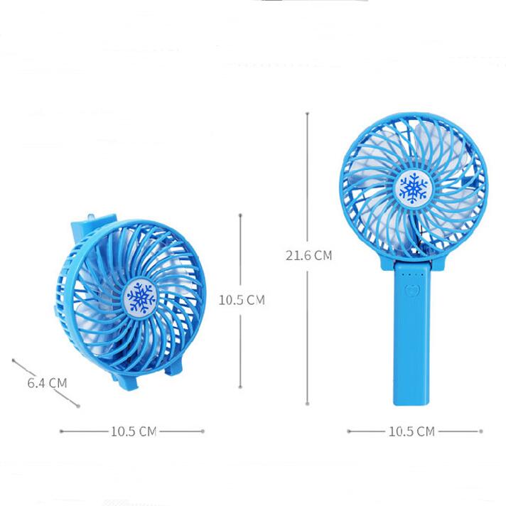 Foldable USB rechargeable handheld fan – view 3