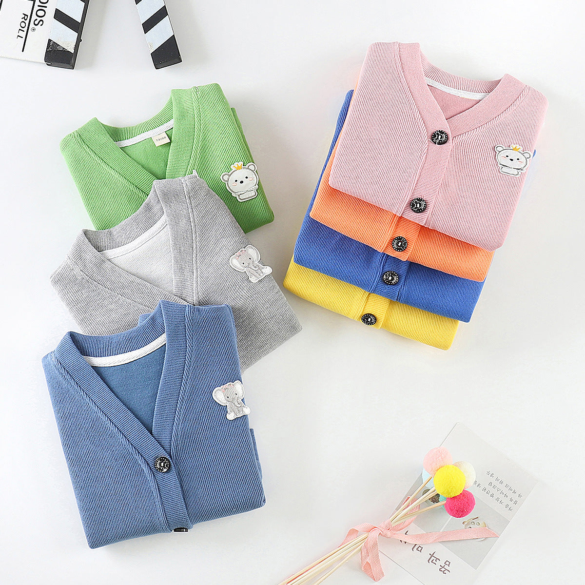 Baby Knit Button Cardigan – view 7