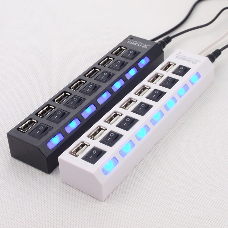 7-Port USB Hub with Switches 1