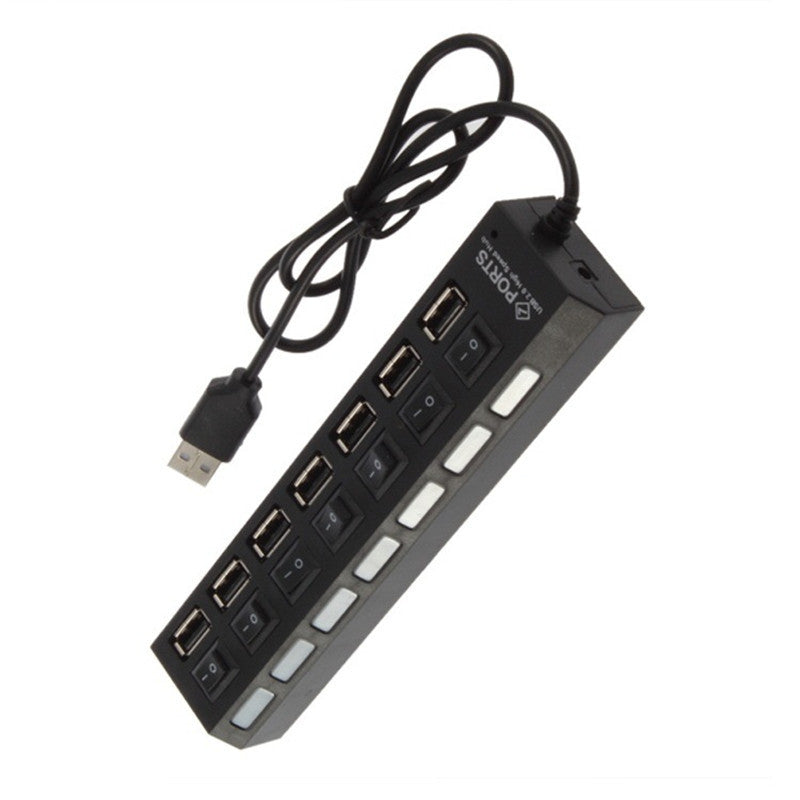 7-Port USB Hub with Switches 2