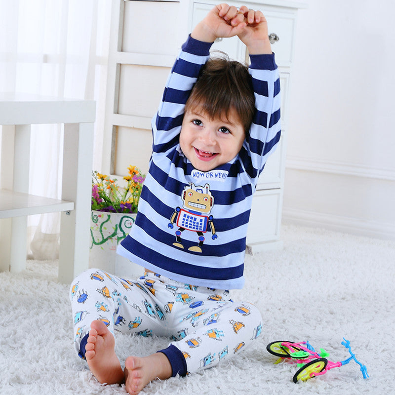 Kids' Cotton Long Sleeve Pajama Set - view 10