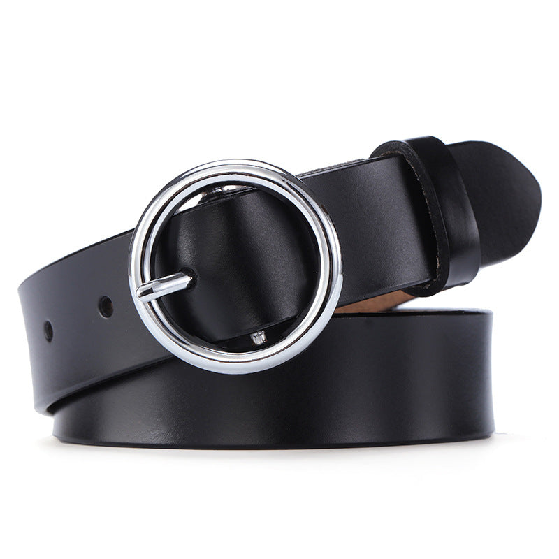 Round-Buckle Belt