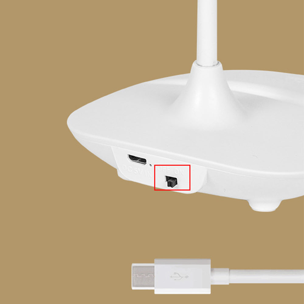 Eye-care desk lamp on a dorm desk