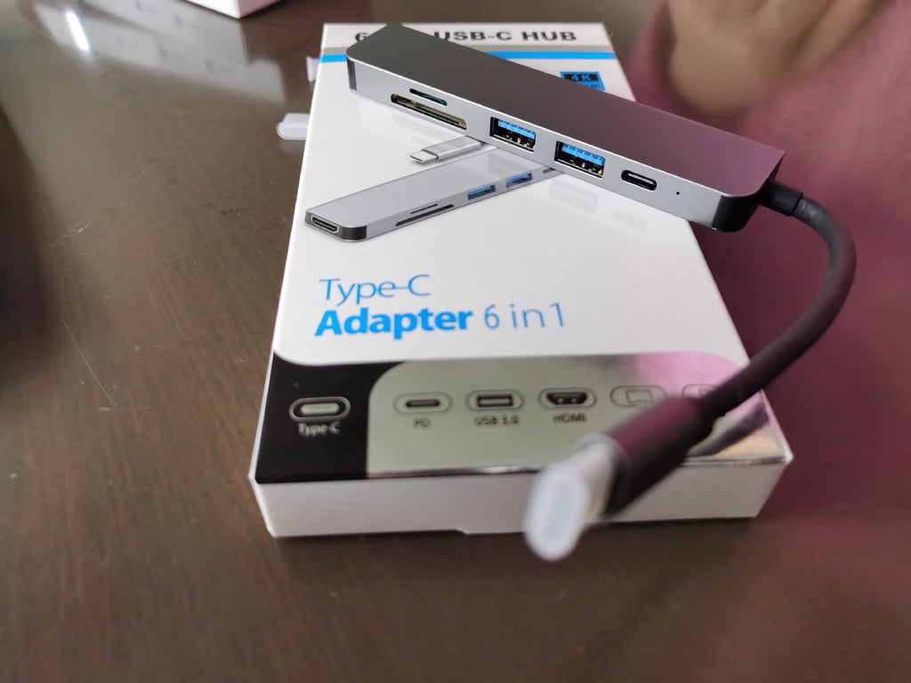 6-in-1 USB-C Hub with 4K HDMI 3