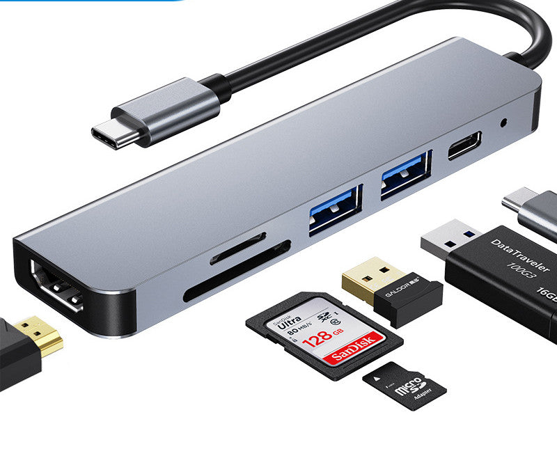 6-in-1 USB-C Hub with 4K HDMI 5