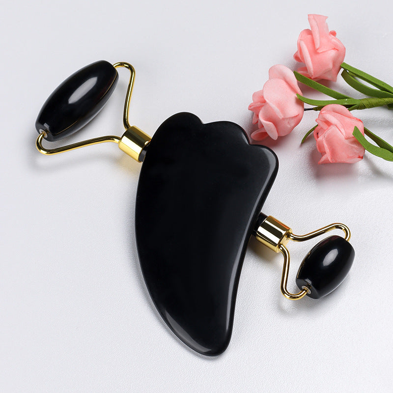 Gua Sha and Jade Roller Set