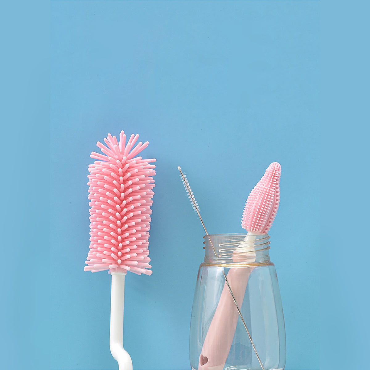 Silicone Baby Bottle Brush 4