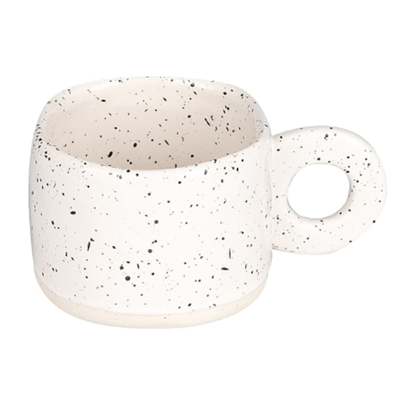 Candy colour 280 ml ceramic mug with handle – view 4
