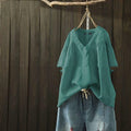 Solid Linen Tee