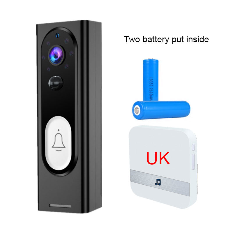 1080p wireless smart video doorbell camera