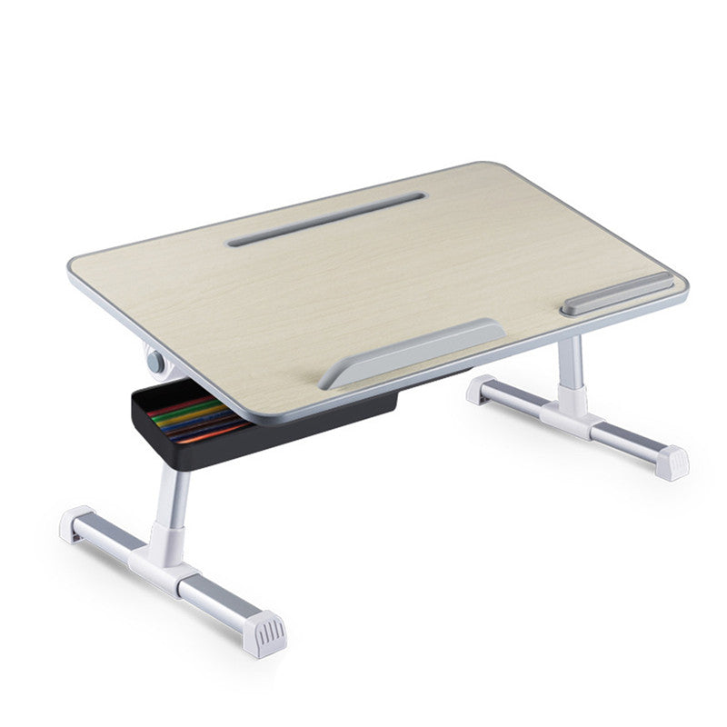 Folding bed laptop table